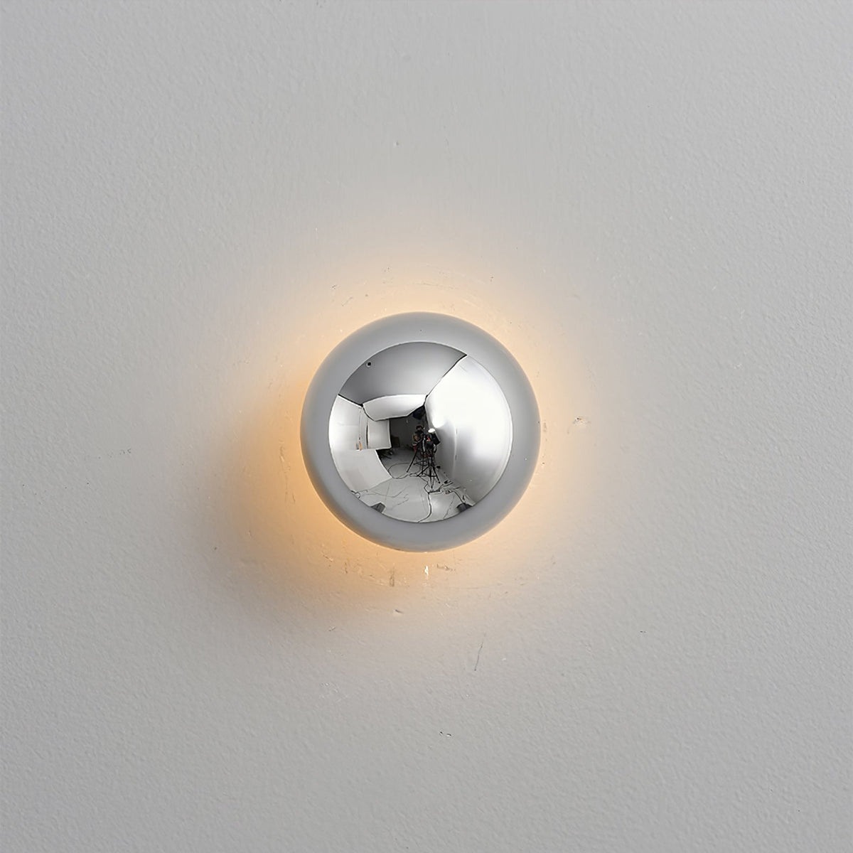 Sphere Wall Sconce with Adjustable Brightness