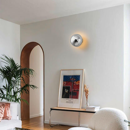 Sphere Wall Sconce with Adjustable Brightness