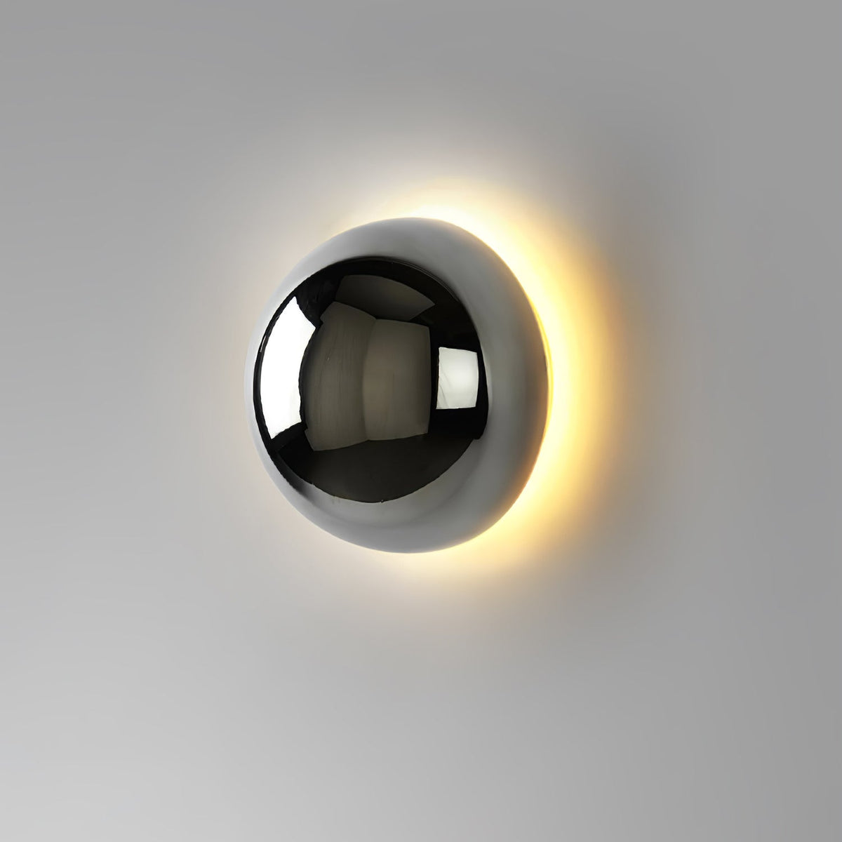 Sphere Wall Sconce with Adjustable Brightness
