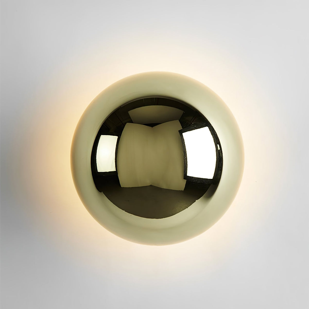 Sphere Wall Sconce with Adjustable Brightness