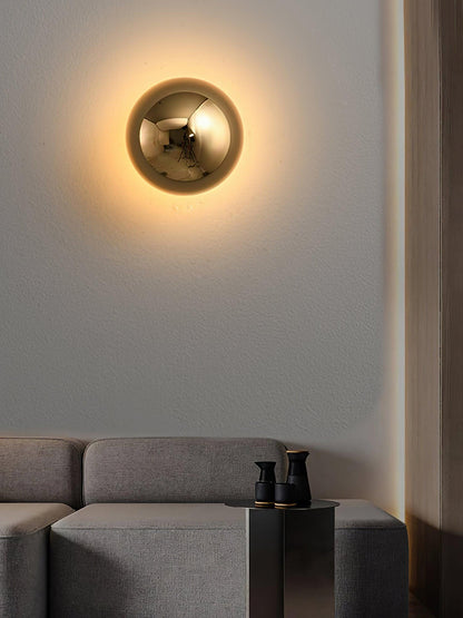 Sphere Wall Sconce with Adjustable Brightness