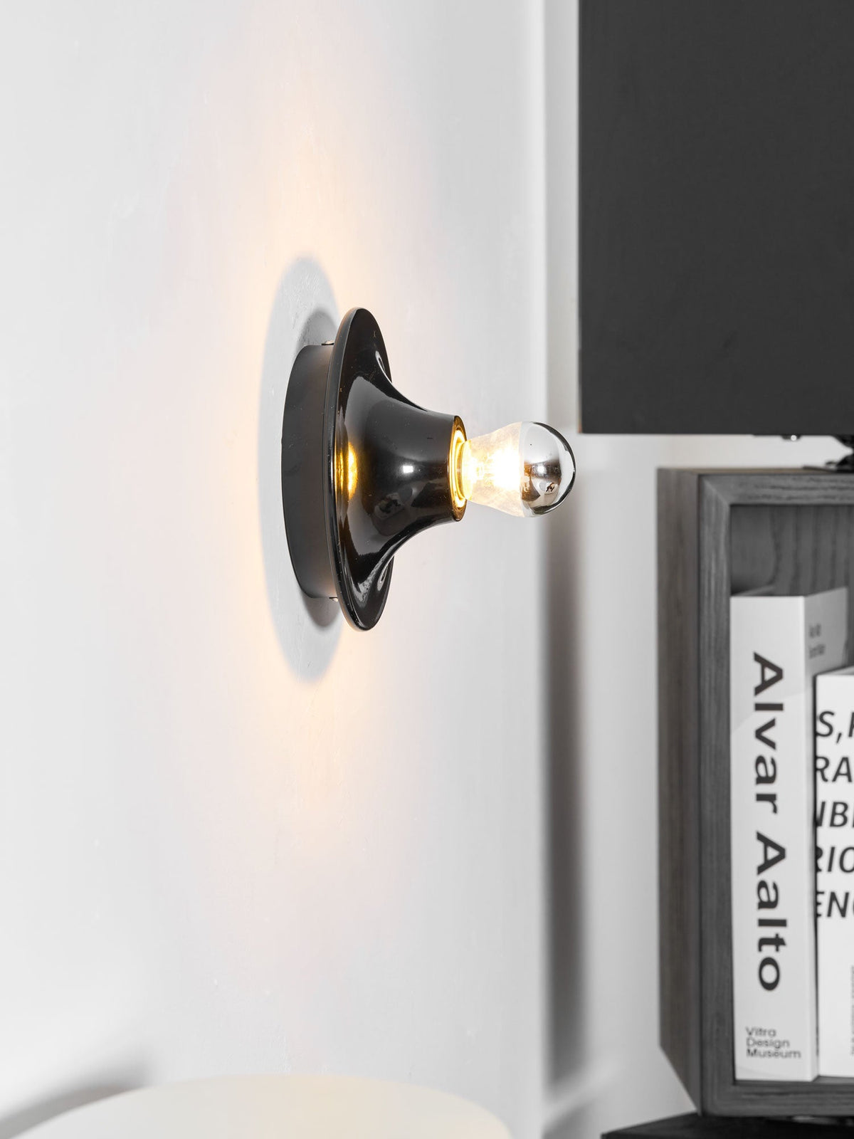 Glass Bulb Wall Sconce with Adjustable Lighting