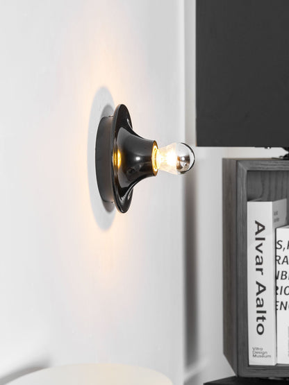 Glass Bulb Wall Sconce with Adjustable Lighting