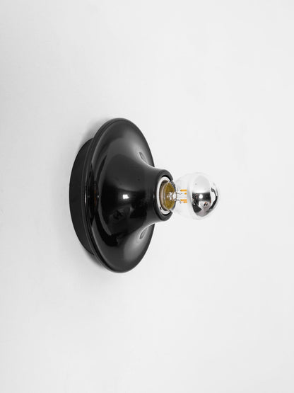 Glass Bulb Wall Sconce with Adjustable Lighting