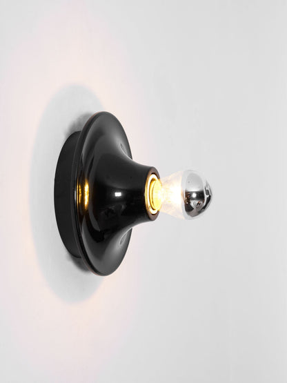 Glass Bulb Wall Sconce with Adjustable Lighting