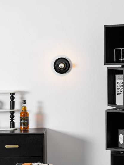 Glass Bulb Wall Sconce with Adjustable Lighting