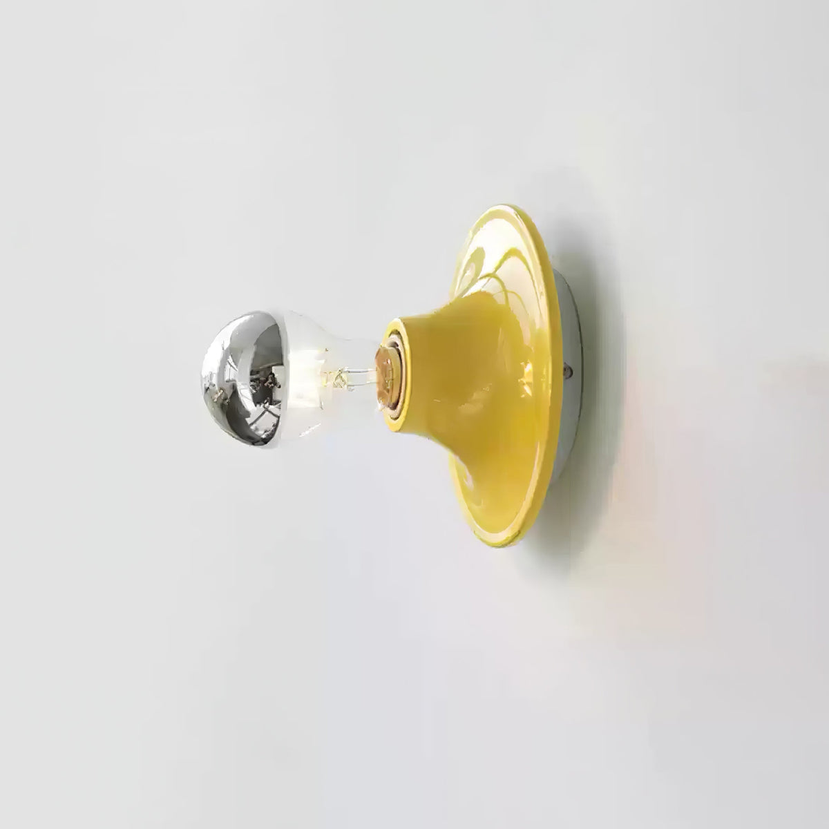 Glass Bulb Wall Sconce with Adjustable Lighting