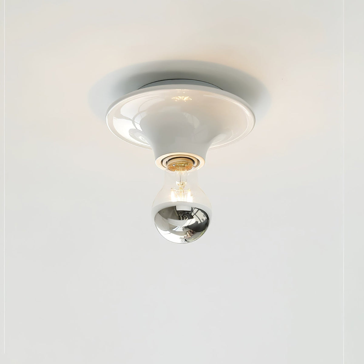 Glass Bulb Wall Sconce with Adjustable Lighting
