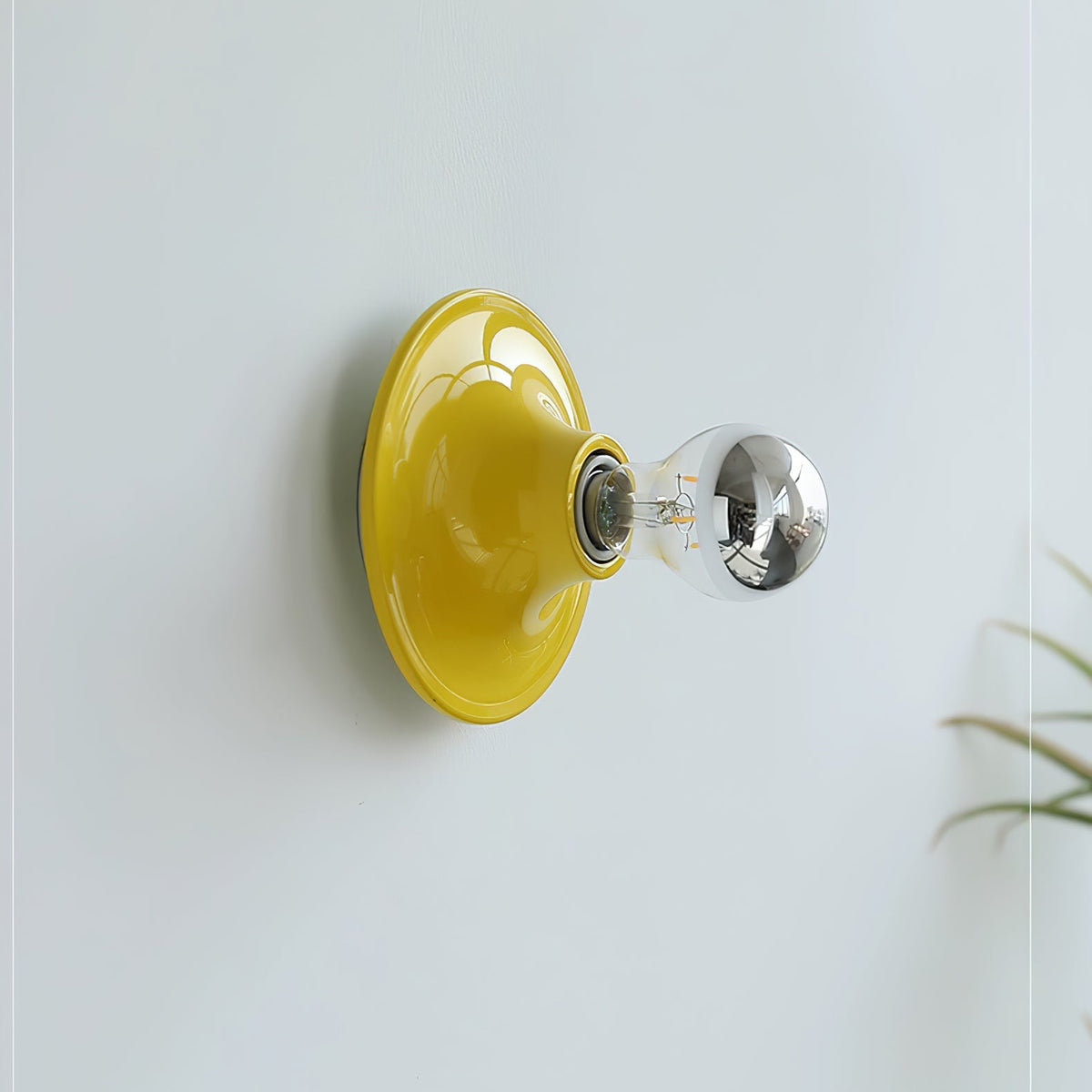 Glass Bulb Wall Sconce with Adjustable Lighting