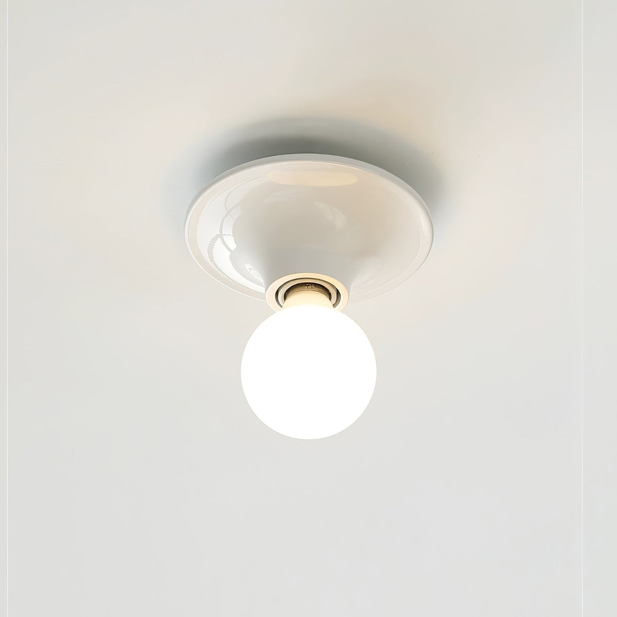 Glass Bulb Wall Sconce with Adjustable Lighting