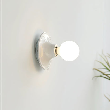 Glass Bulb Wall Sconce with Adjustable Lighting