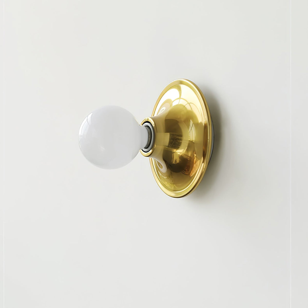 Glass Bulb Wall Sconce with Adjustable Lighting