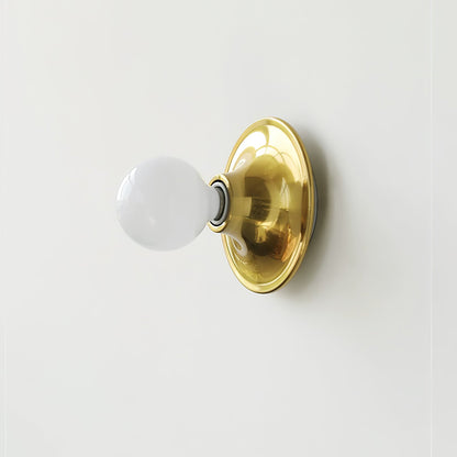 Glass Bulb Wall Sconce with Adjustable Lighting