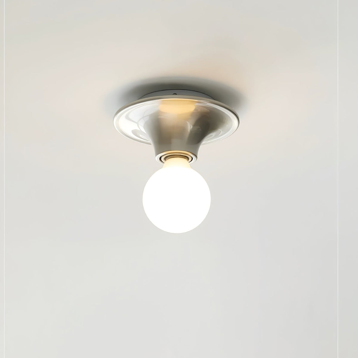 Glass Bulb Wall Sconce with Adjustable Lighting