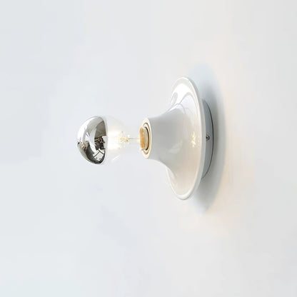 Glass Bulb Wall Sconce with Adjustable Lighting