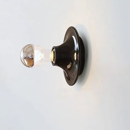 Glass Bulb Wall Sconce with Adjustable Lighting