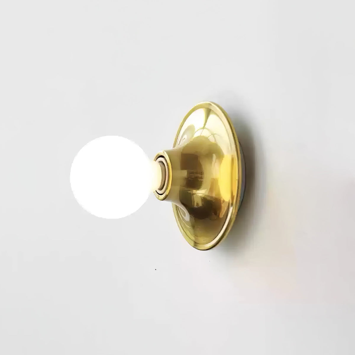 Glass Bulb Wall Sconce with Adjustable Lighting — alternate angle