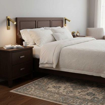 Embedded Bedside Wall Sconce with USB Port