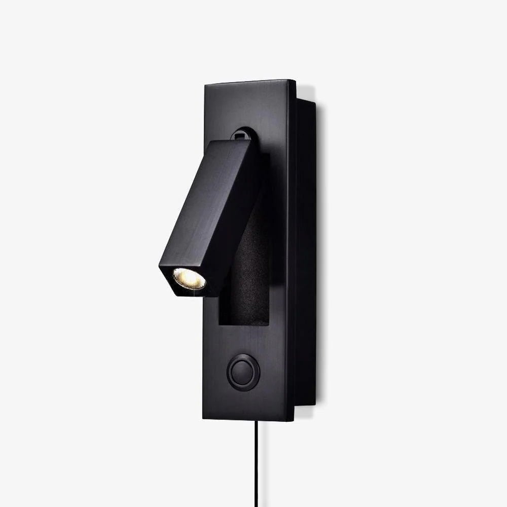 Bedside Plug-In Wall Sconce with USB Charging