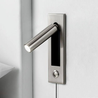 Bedside Plug-In Wall Sconce with USB Charging