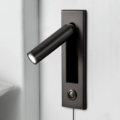 Bedside Plug-In Wall Sconce with USB Charging