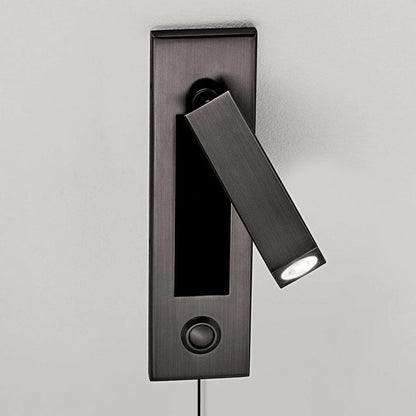 Bedside Plug-In Wall Sconce with USB Charging