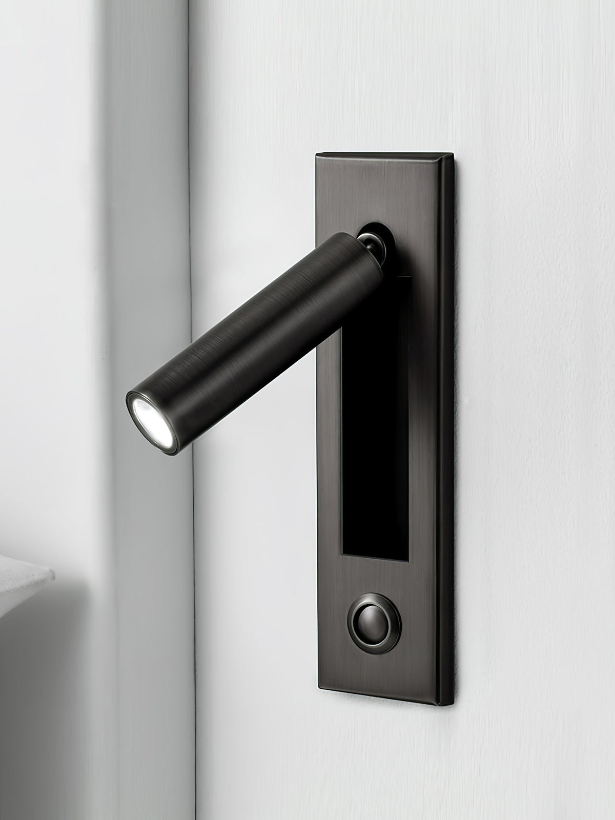 Bedside Plug-In Wall Sconce with USB Charging
