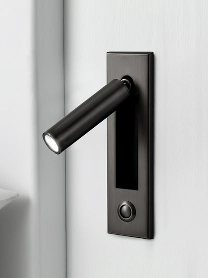 Bedside Plug-In Wall Sconce with USB Charging