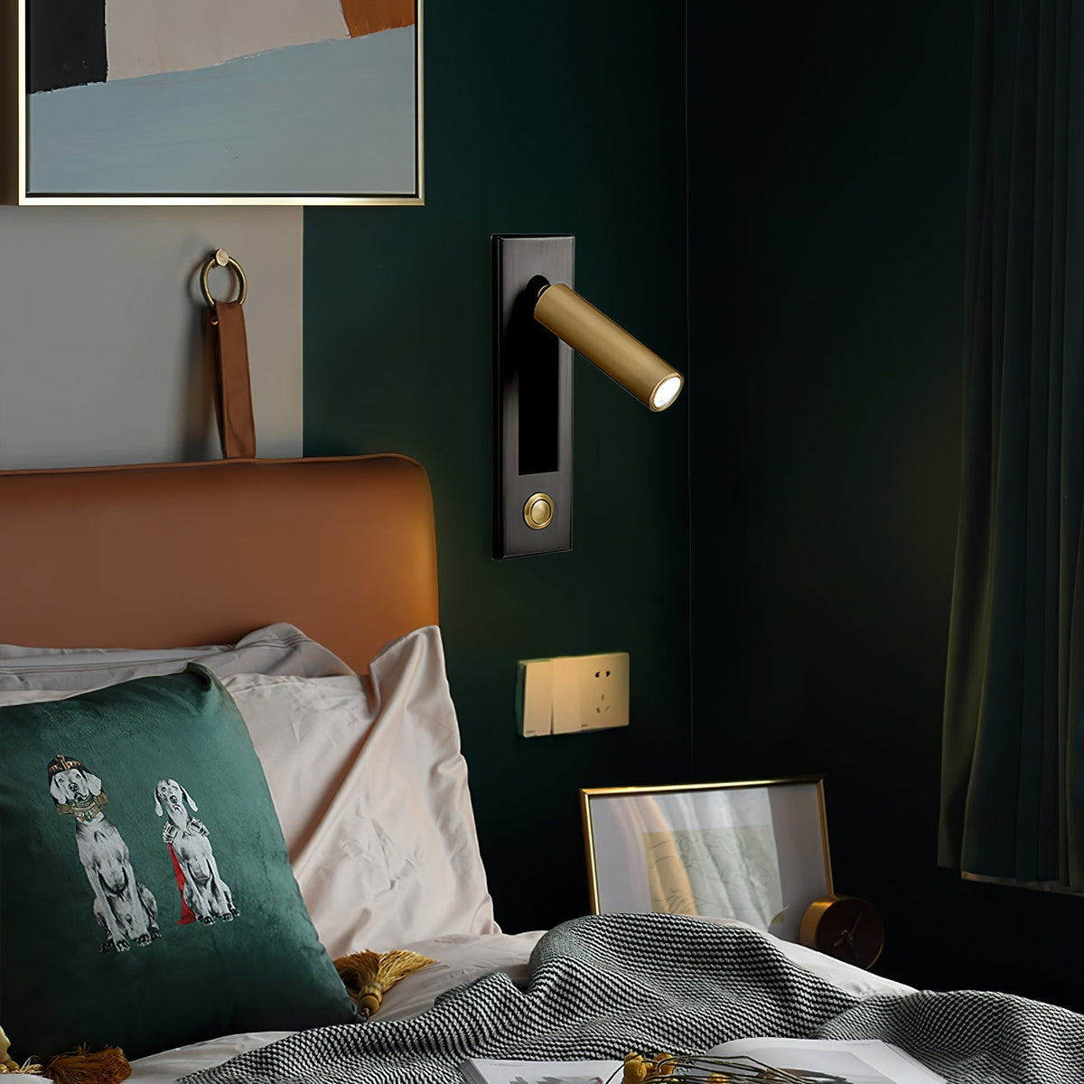 Embedded Bedside Wall Sconce with USB Port