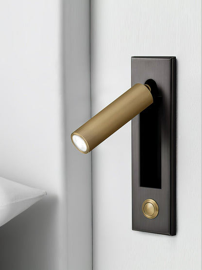 Bedside Plug-In Wall Sconce with USB Charging
