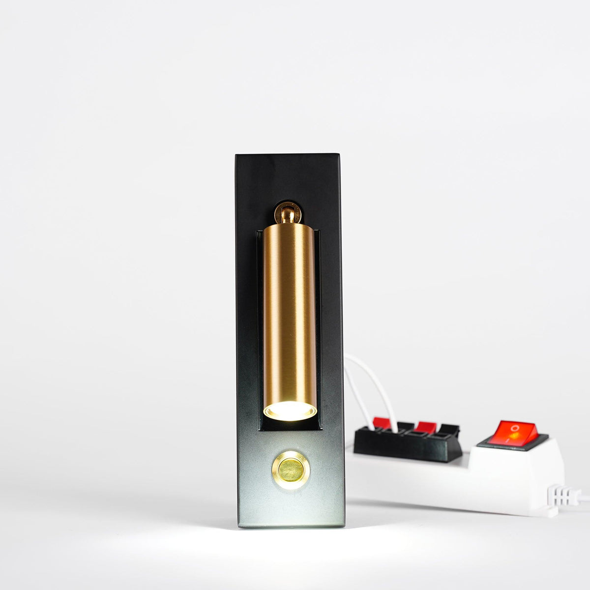 Bedside Plug-In Wall Sconce with USB Charging