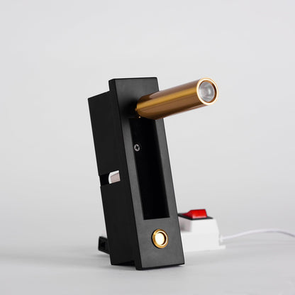 Bedside Plug-In Wall Sconce with USB Charging