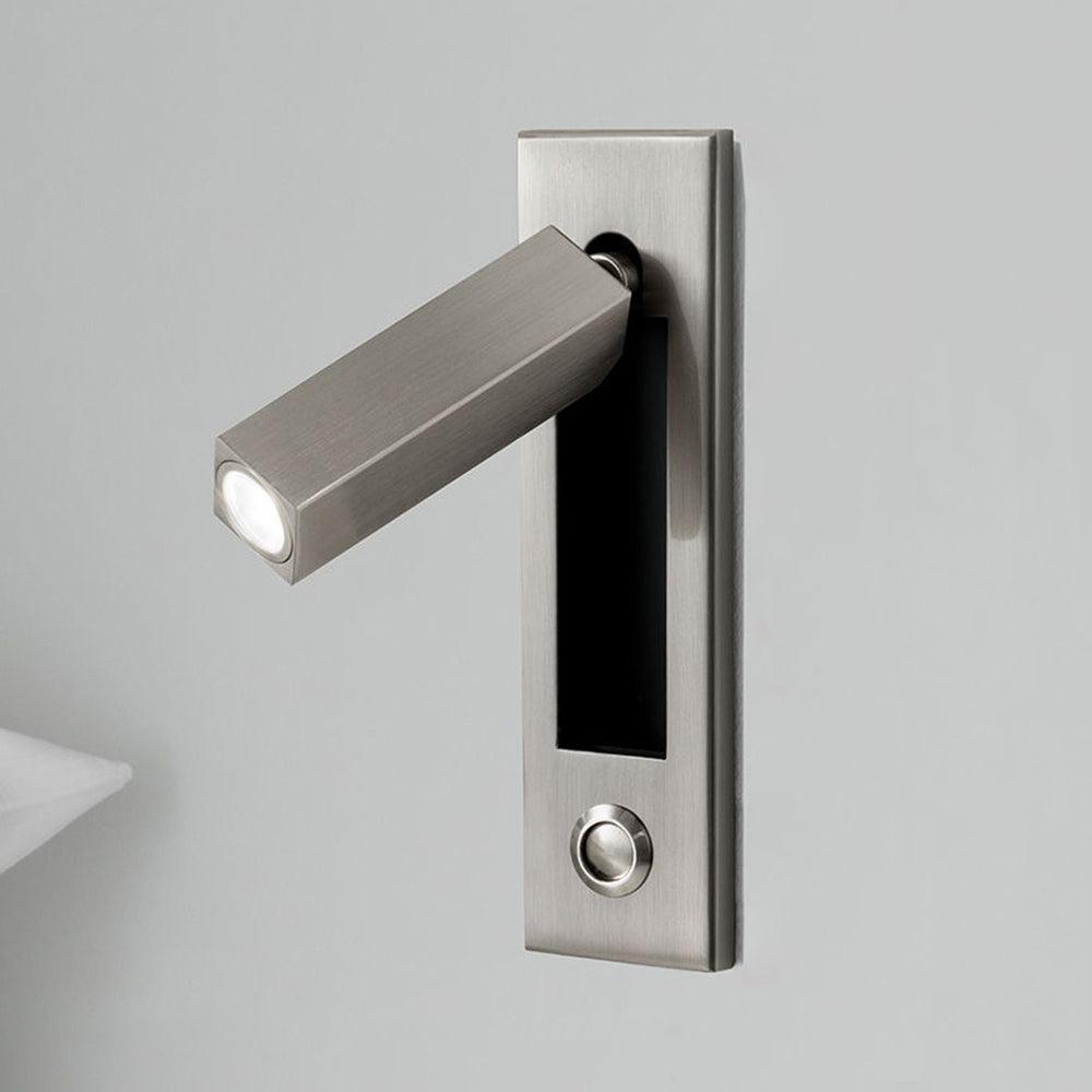 Bedside Plug-In Wall Sconce with USB Charging