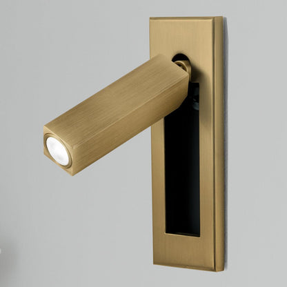 Embedded Bedside Wall Sconce with USB Port — alternate angle