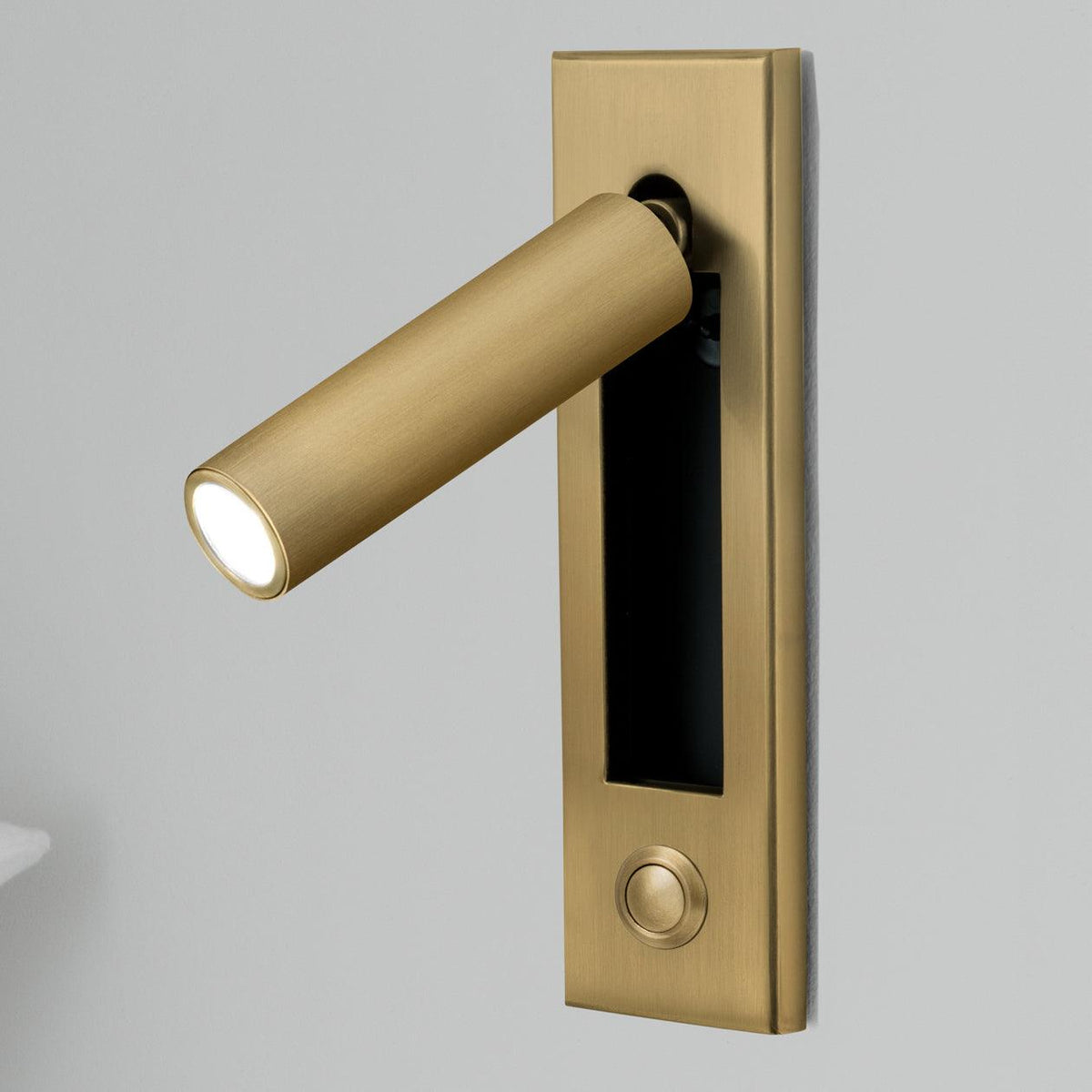 Bedside Plug-In Wall Sconce with USB Charging