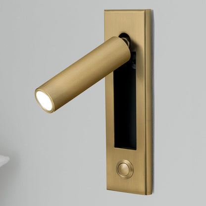 Bedside Plug-In Wall Sconce with USB Charging