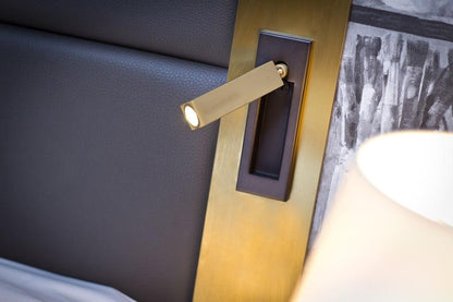 Bedside Plug-In Wall Sconce with USB Charging