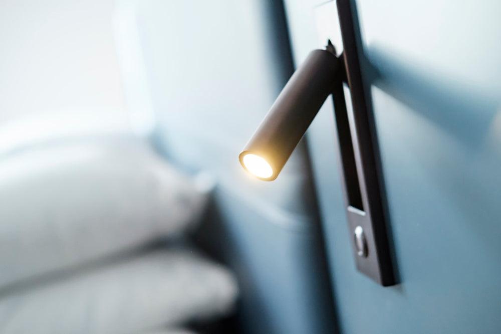 Bedside Plug-In Wall Sconce with USB Charging