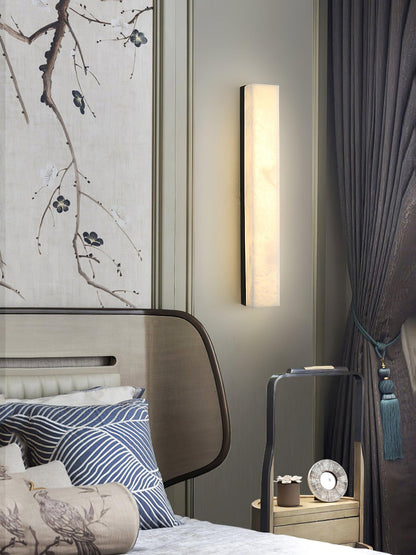 Alabaster Wall Lamp with Adjustable Brightness