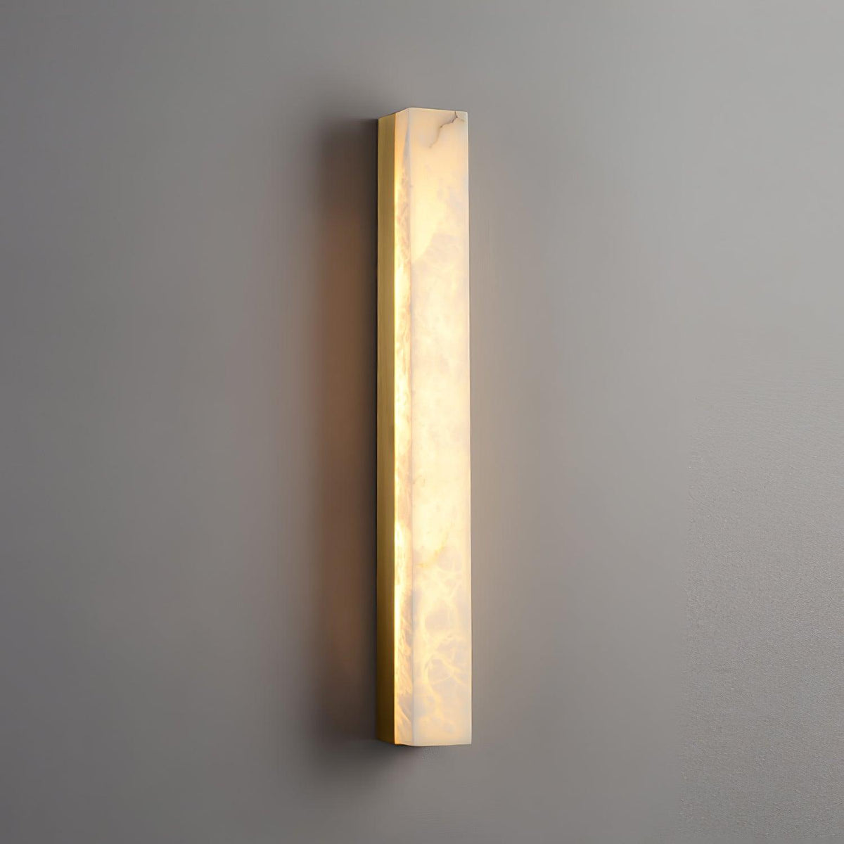 Alabaster Wall Lamp with Adjustable Brightness
