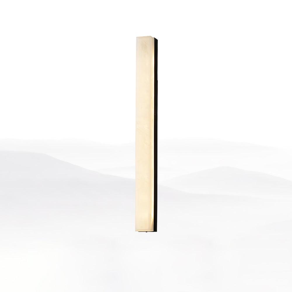 Alabaster Wall Lamp with Adjustable Brightness — front view
