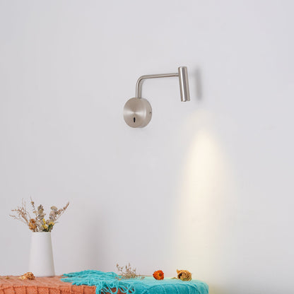 Minimalist Disc LED Wall Sconce, Energy Efficient — front view