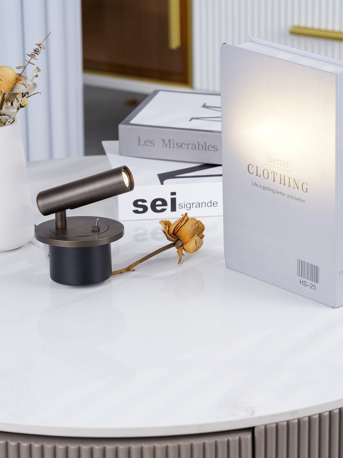 Flex Arm Reading Wall Lamp with Adjustable Brightness