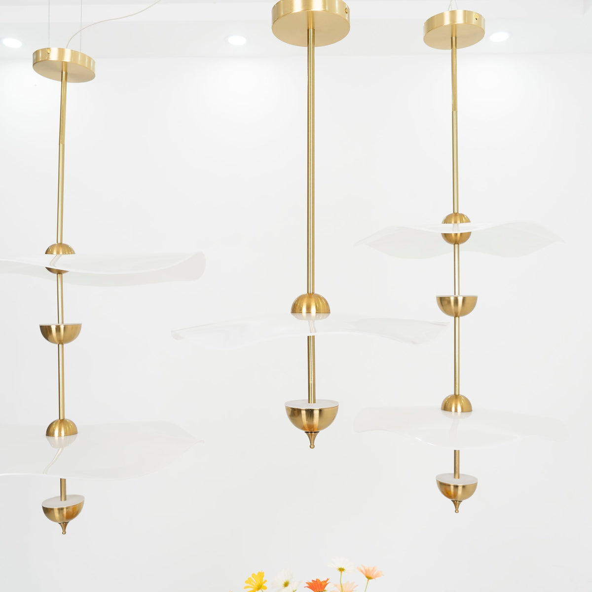 Envolee Double Biscuit Pendant Light Position 73
