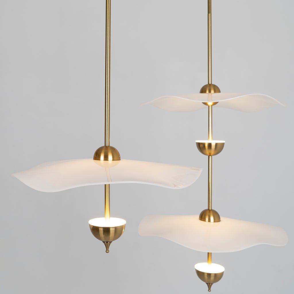 Envolee Double Biscuit Pendant Light Position 49