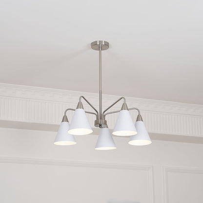 Cone Chandelier with Adjustable Brightness