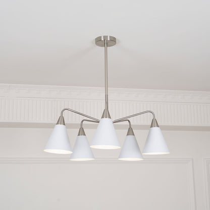 Cone Chandelier with Adjustable Brightness