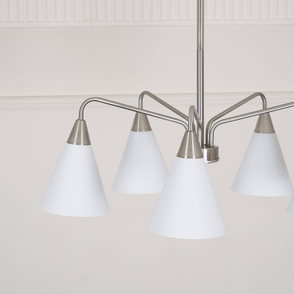 Cone Chandelier with Adjustable Brightness