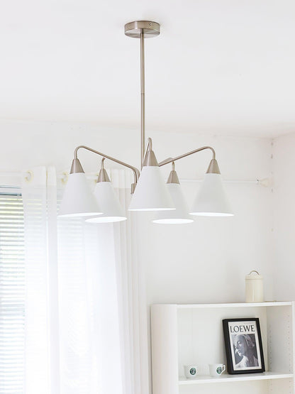 Cone Chandelier with Adjustable Brightness