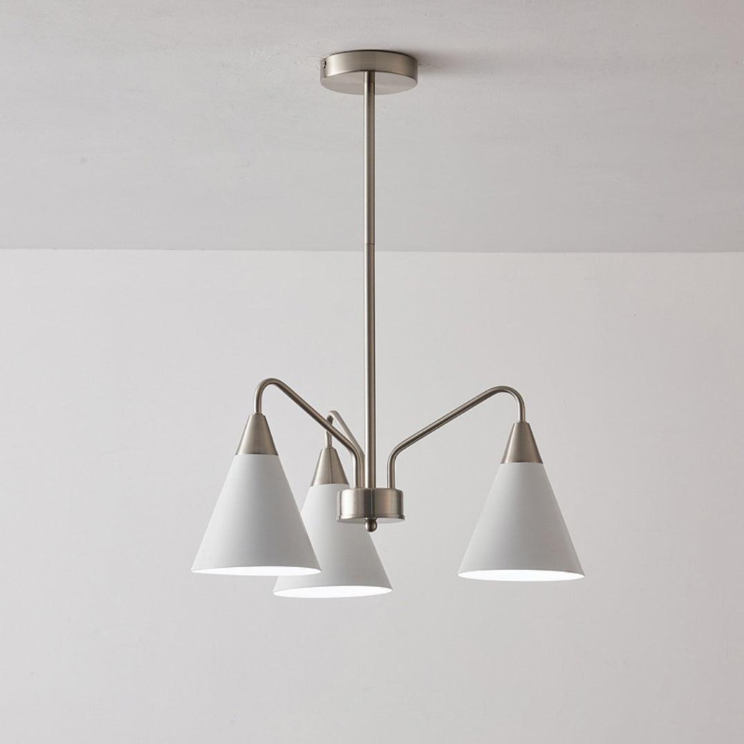 Cone Chandelier with Adjustable Brightness — front view